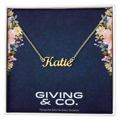 Customizable Name Necklace