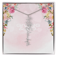 Customizable Flower Necklace
