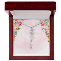 Customizable Flower Necklace
