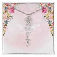 Customizable Flower Necklace
