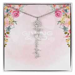 Customizable Flower Necklace