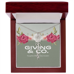 Customizable Flower Necklace