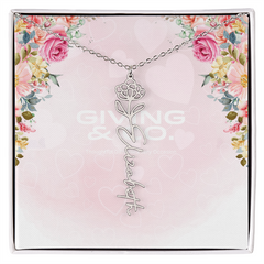 Customizable Flower Necklace