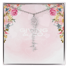 Customizable Flower Necklace