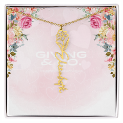 Customizable Flower Necklace