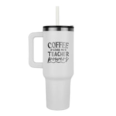 Coffee Gives Me Powers - Teachers Tumbler