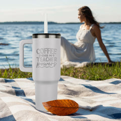 Coffee Gives Me Powers - Teachers Tumbler