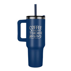 Coffee Gives Me Powers - Teachers Tumbler