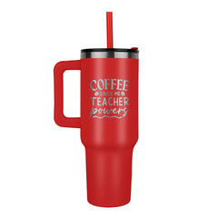 Coffee Gives Me Powers - Teachers Tumbler