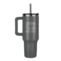 Coffee Gives Me Powers - Teachers Tumbler